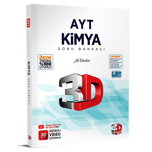 3D Yayınları AYT Kimya Soru Bankası
