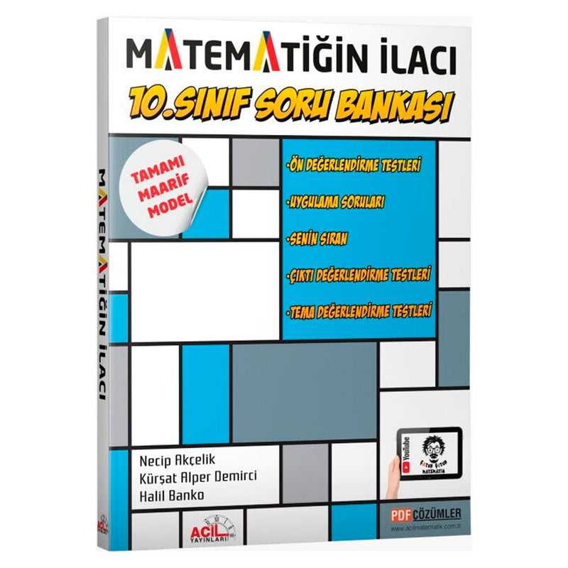 Acil Yayınları 10. Sınıf Matematiğin İlacı Soru Bankası