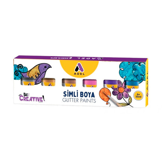 Adel 25x6 Ml. Simli Akrilik Boya