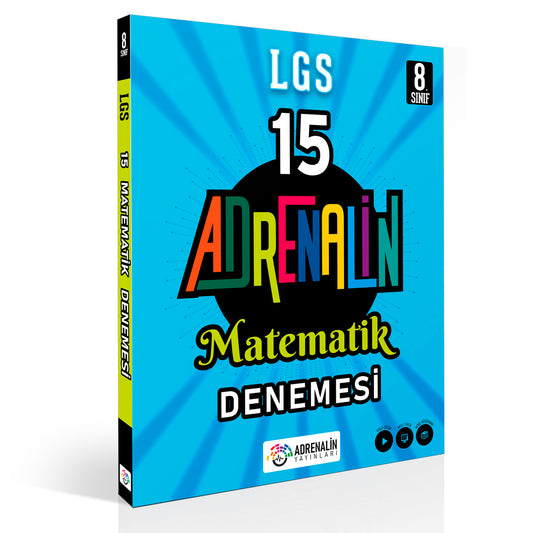 Adrenalin Yayınları 8. Sınıf Matematik 15 Branş Deneme
