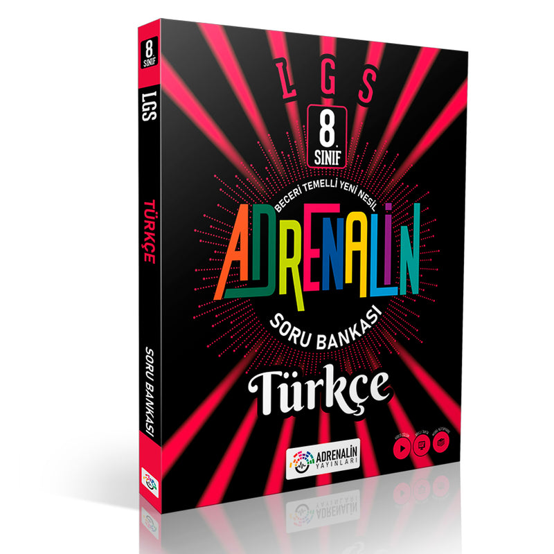 Adrenalin Yayınları 8. Sınıf Türkçe Soru Bankası