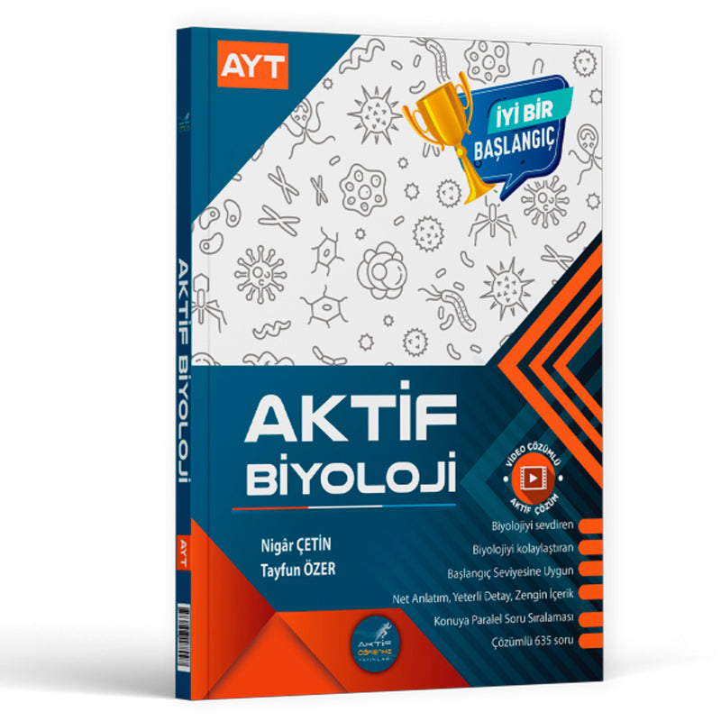 Aktif Öğrenme Yayınları YKS AYT 0 Dan Başlayanlara Biyoloji Soru Bankası