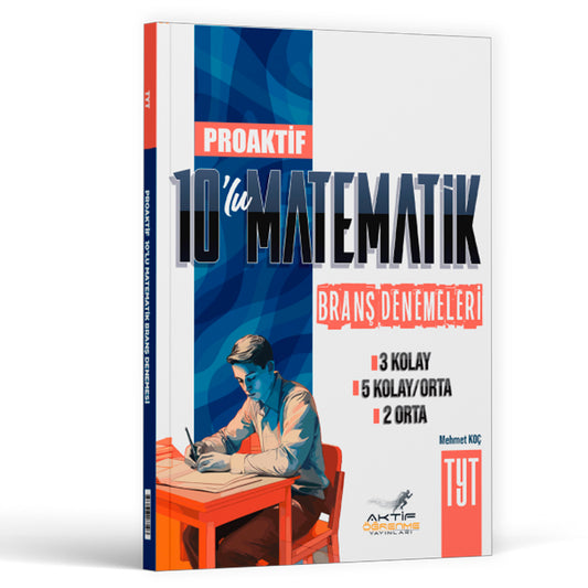 Aktif Yayınları TYT Aktif Serisi Matematik 10'lu Deneme