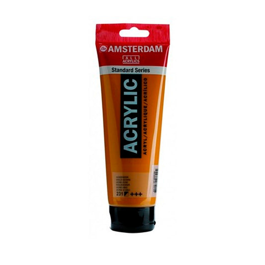 Amsterdam Altın Ocher 120 ml Akrilik Boya - Sanat, Resim ve Hobi İçin Yüksek Pigmentli Boya