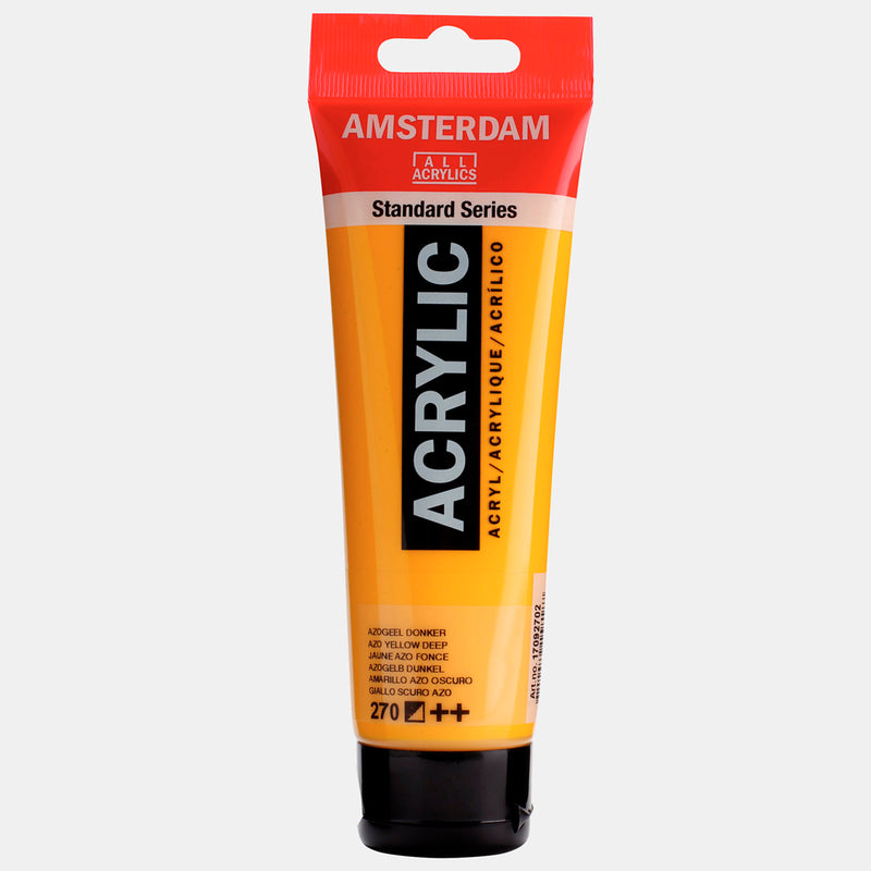 Amsterdam Azo Yellow Deep 120 ml Akrilik Boya - Sanat, Resim ve Hobi Malzemeleri
