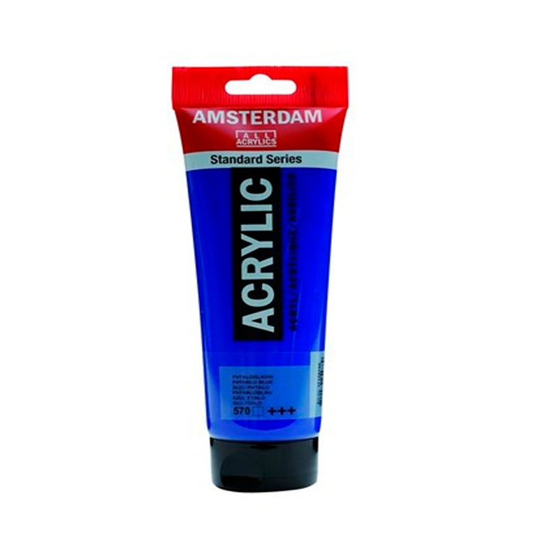 Amsterdam Phthalo Mavi 120 ml Akrilik Boya - Sanatçı, Hobi ve Tuval Resim Boyası