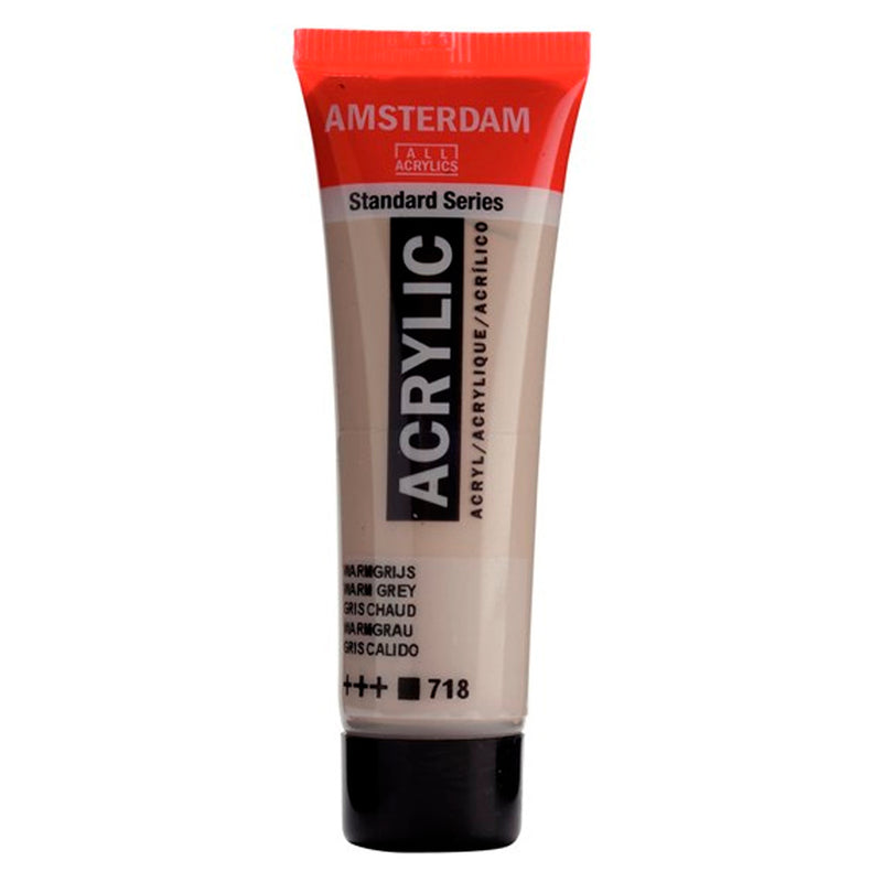 Amsterdam Sıcak Gri 120 ml Akrilik Boya - Sanat, Resim ve Hobi Boyası