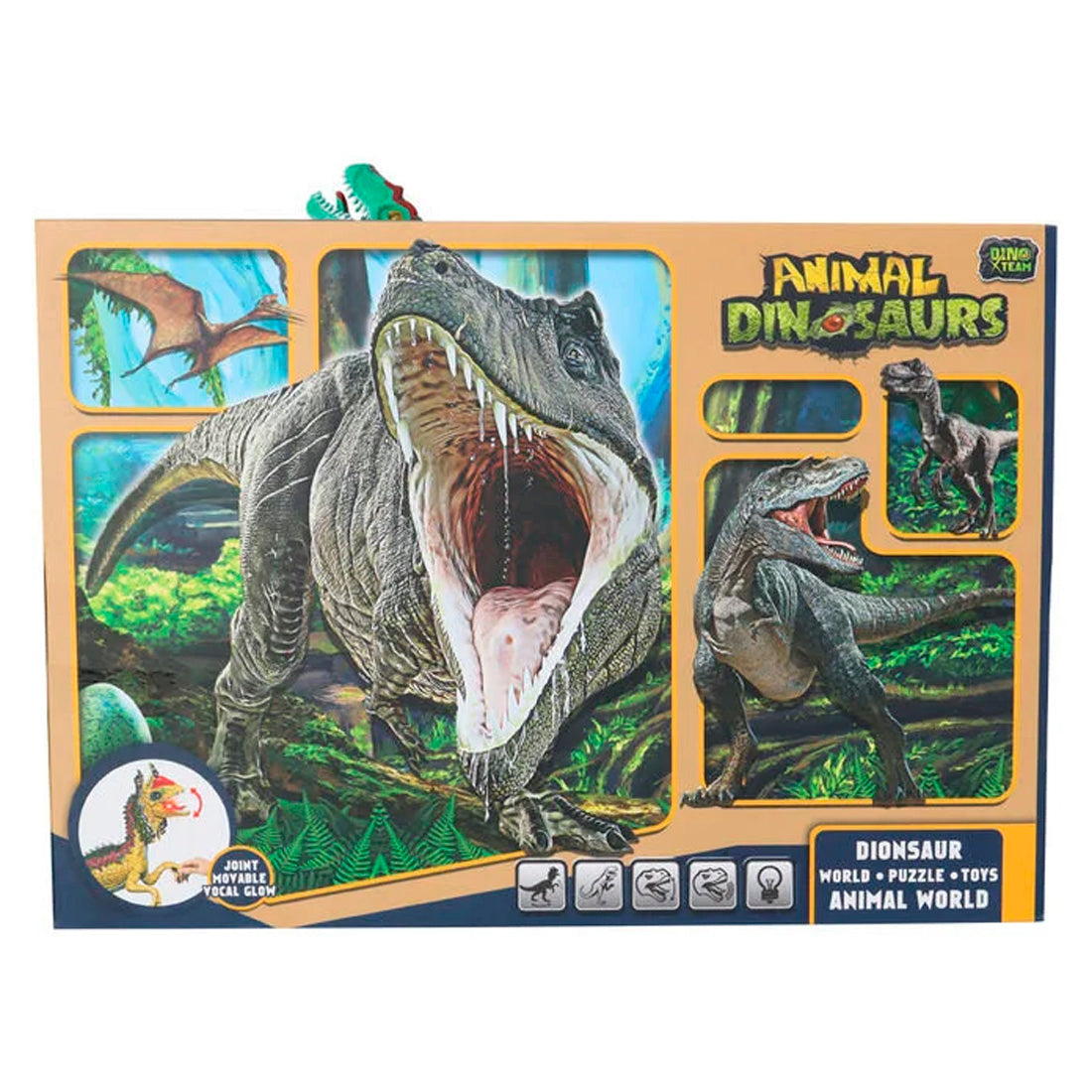 Animal Serisi Sesli Işıklı Dinozor A4