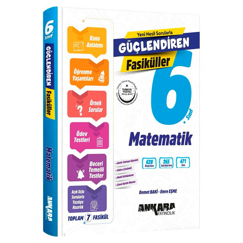 Ankara Yayın 6.Sınıf Güçlendiren Matematik Fasikül Seti