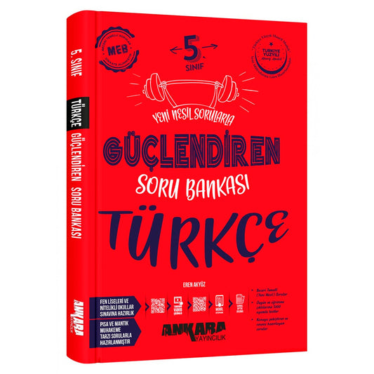 Ankara Yayınları Ortaokul 5. Sınıf Türkçe Soru Bankası Test Kitabı
