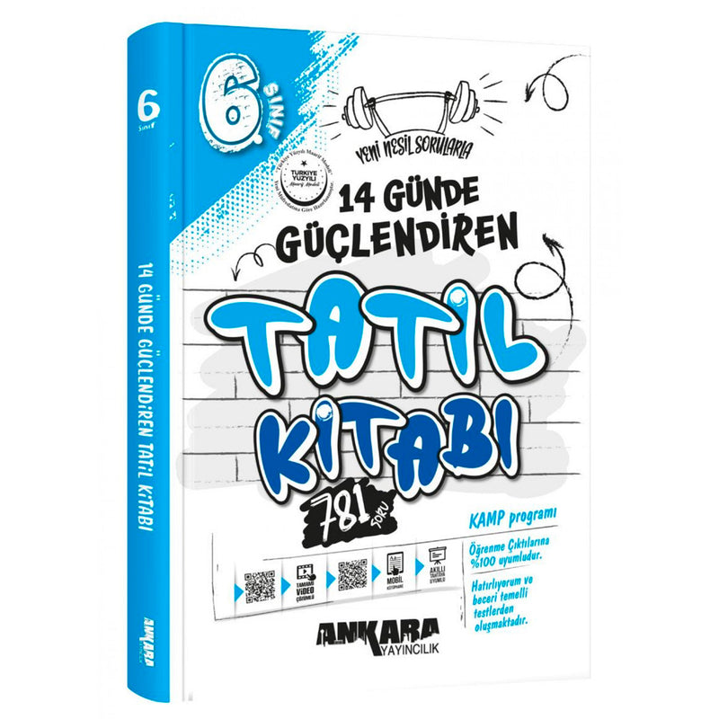 Ankara Yayınları 6. Sınıf Güçlendiren 14 Günde Tatil Kitabı