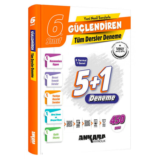 Ankara Yayınları 6. Sınıf Güçlendiren Tüm Dersler Denemeleri