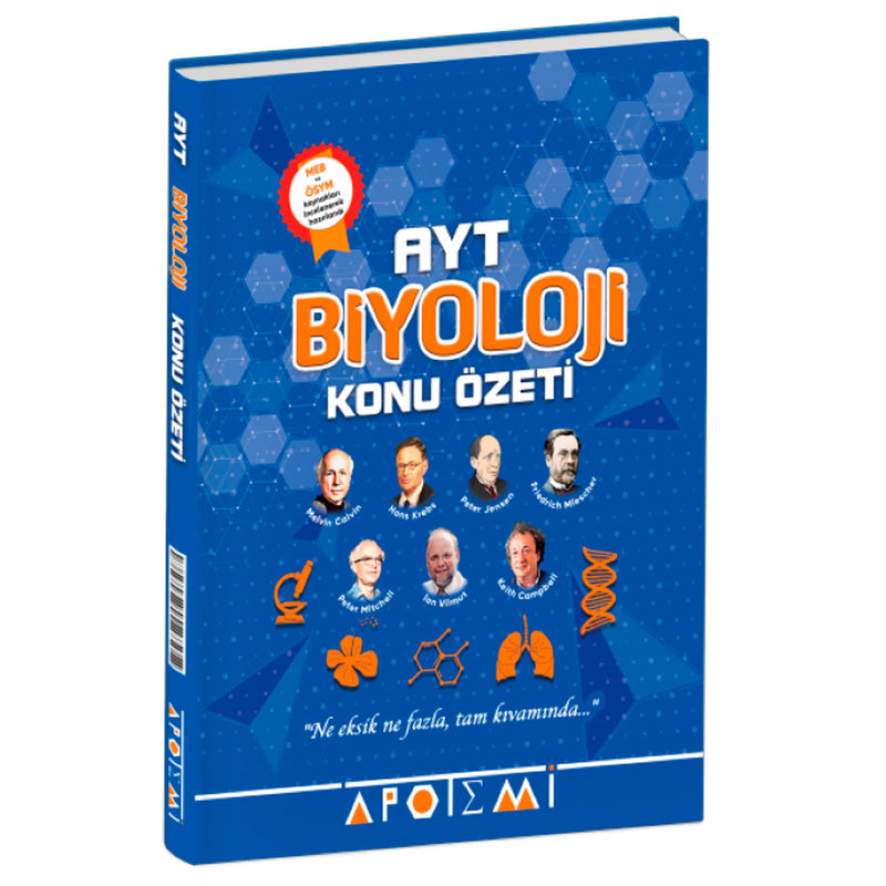 Apotemi Yayınları YKS AYT Biyoloji Konu Özeti