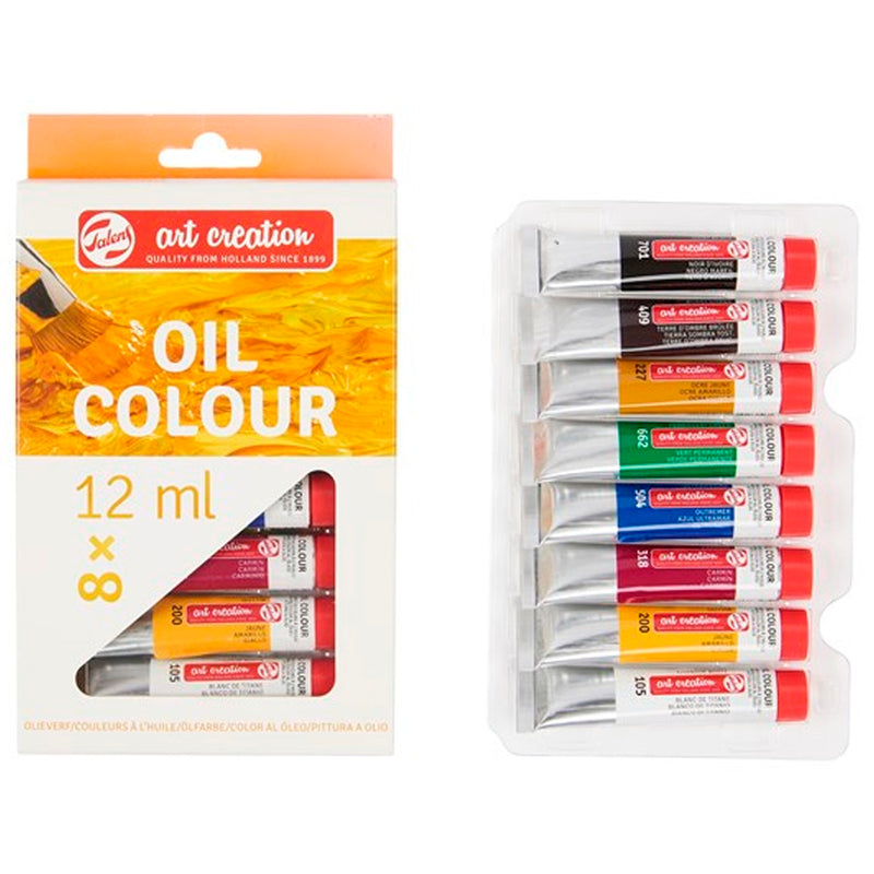 Art Creation 8x12 ml Yağlı Boya - Sanatsal Resim ve Tuval Boyama Seti