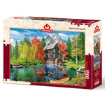 Art Değirmen Kenarında Balık Avı 1500 Parça Yetişkin Puzzle
