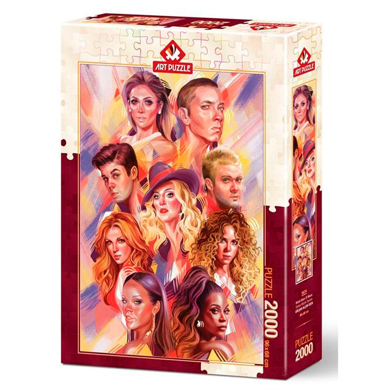 Art Dünya Müzik Starları 2000 Parça Yetişkin Puzzle