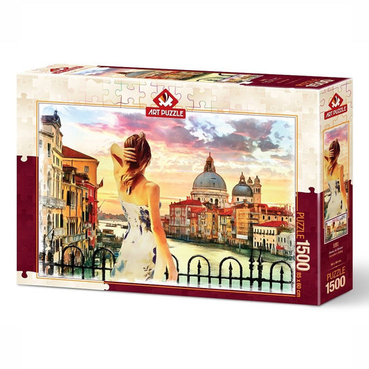 Art Puzzle Venedik'e Bakış 1500 Parça Yetişkin Puzzle