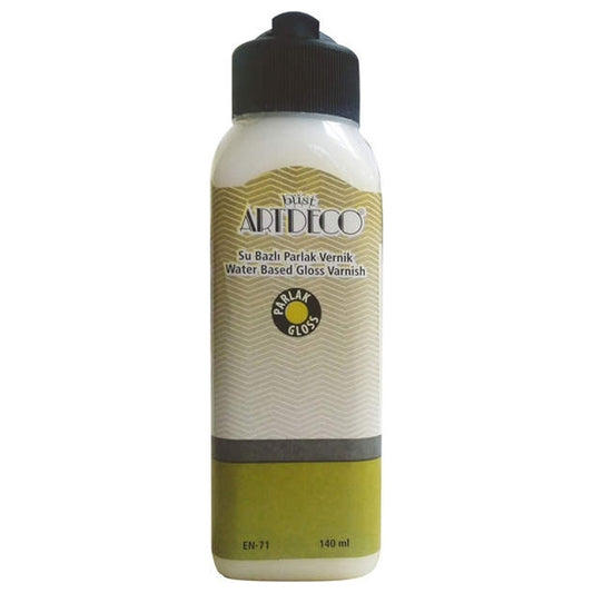 Artdeco 140 ml. Su Bazlı Saten Vernik - Sanat ve Hobi İçin Koruyucu Son Kat