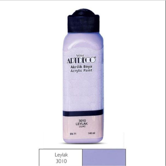 Artdeco Leylak 140ml Akrilik Boya - Sanatsal Resim, Tuval ve Hobi Boyası