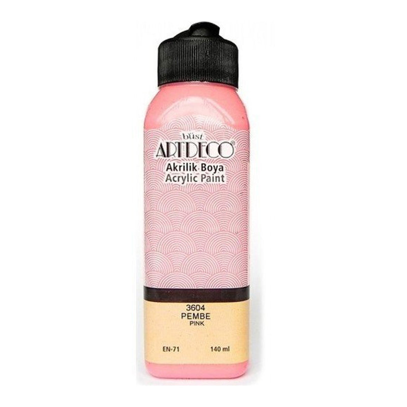 Artdeco Pembe 140ml Akrilik Boya - Sanat, Resim, Tuval ve Hobi Boyası