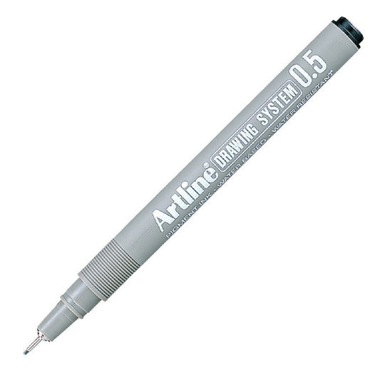 Artline 0.5 mm Siyah Çizim Kalemi - Eskiz, Sanat ve Teknik Çizim Kalemi