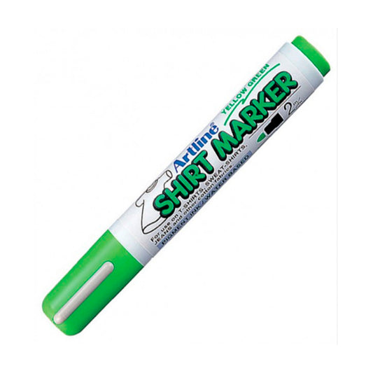Artline Shirt 2 mm Açık Yeşil Marker Kalem - Kumaş Boyama ve Tekstil Sanat Kalemi