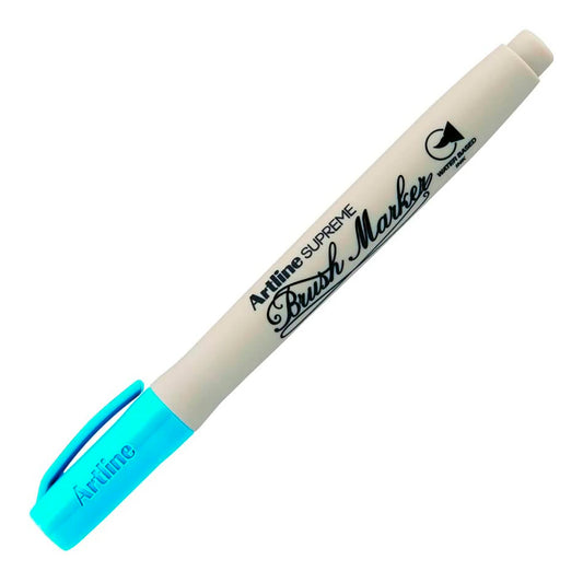 Artline Supreme Açık Mavi Brush Uçlu Kalem - Sanat, Çizim ve Boyama Marker Kalemi