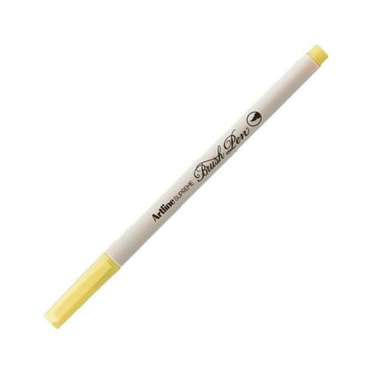 Artline Supreme Açık Sarı Brush Uçlu Kalem - Sanatsal Çizim, Boyama ve Kaligrafi Marker Kalemi