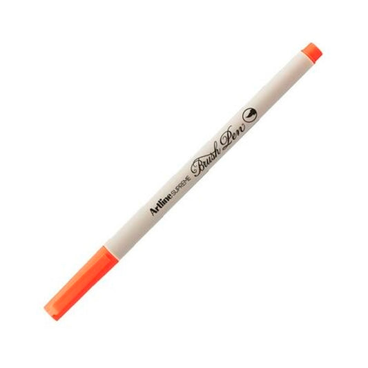 Artline Supreme Fosforlu Turuncu Brush Uçlu Kalem - Sanat, Çizim ve Vurgulama Kalemi