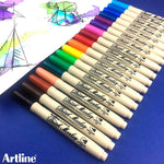 Artline Supreme Gök Mavisi Brush Uçlu Kalem - Sanat, Çizim ve İllüstrasyon Markeri