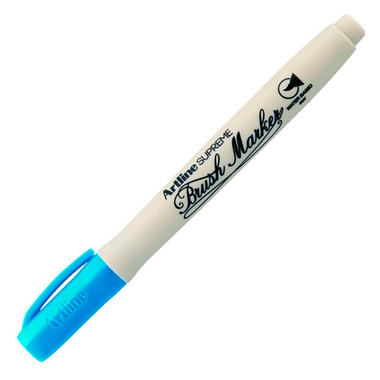 Artline Supreme Gök Mavisi Brush Uçlu Kalem - Sanat, Çizim ve İllüstrasyon Markeri