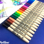 Artline Supreme Koyu Kahve Brush Uçlu Kalem - Sanatsal Çizim, İllüstrasyon ve Yumuşak Yazım Kalemi