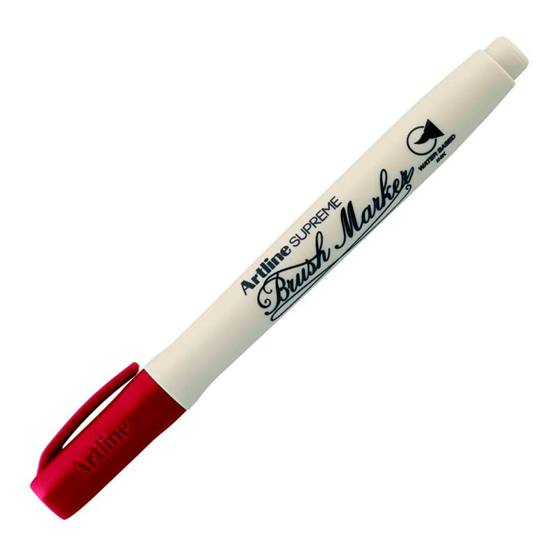 Artline Supreme Koyu Kırmızı Brush Uçlu Kalem - Sanat, Çizim ve İllüstrasyon Marker Kalemi