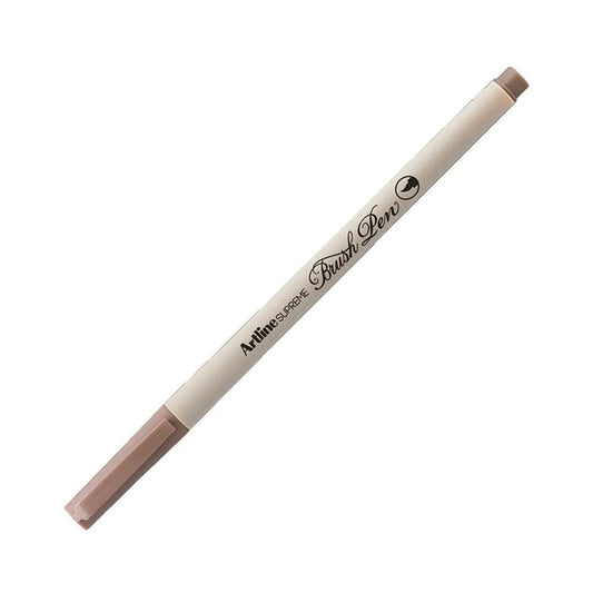 Artline Supreme Pastel Kahve Brush Uçlu Kalem - Sanat, Çizim ve Kaligrafi Marker