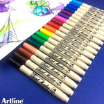 Artline Supreme Pembe Brush Uçlu Kalem - Sanatsal Çizim, İllüstrasyon ve Kaligrafi Marker