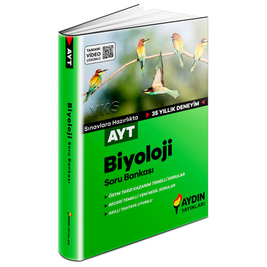 Aydın Yayınları AYT Biyoloji Soru Bankası