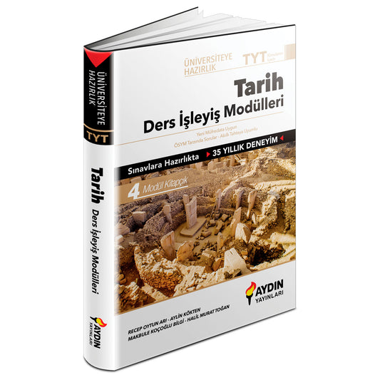 Aydın Yayınları TYT Tarih Ders İşleyiş Modülleri 2021