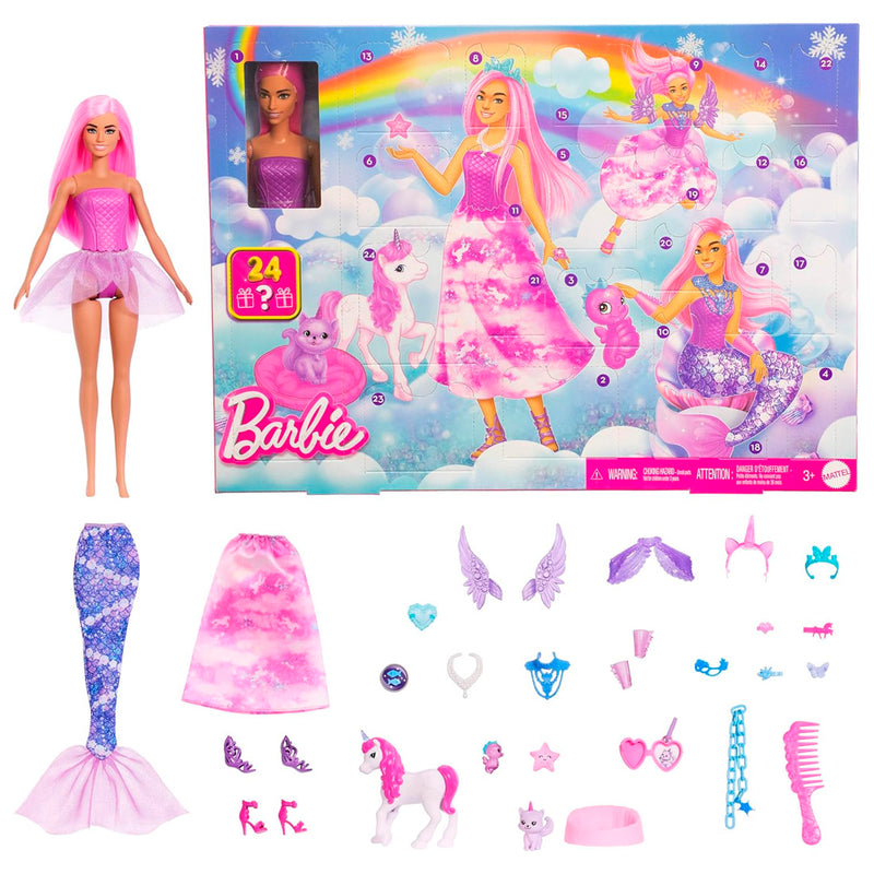 Barbie Fantasy Advent Calendar Refresh Cstm Mtl-Jfl66