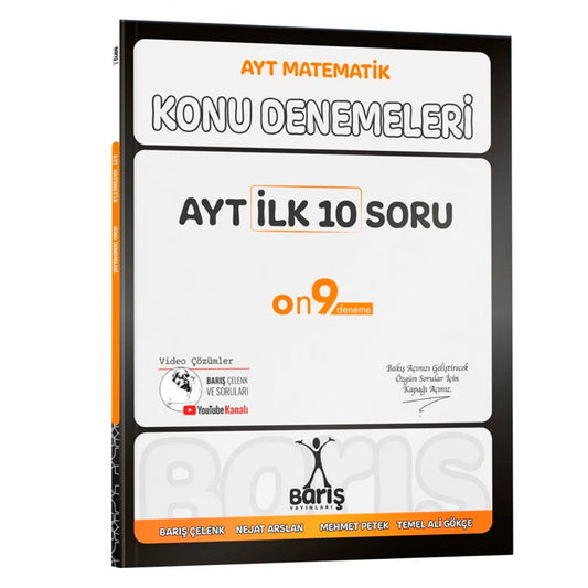 Barış Yayınları AYT Matematik İlk 10 Soru Konu Denemeleri