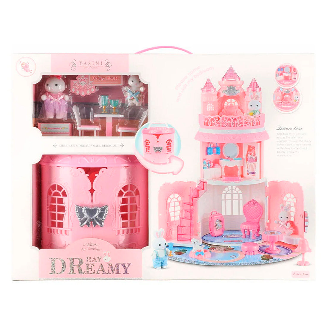 Bay Dreamy Taşınabilir Şato Ev Seti