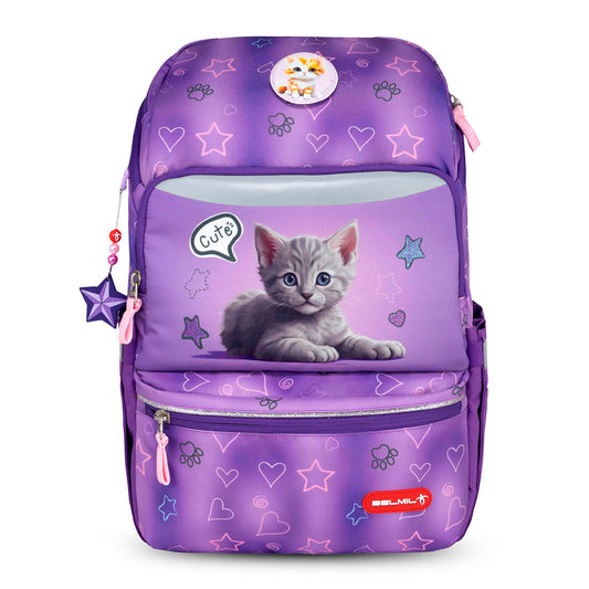 Belmil Cute Cat Ergonomik Kız Çocuk İlkokul Çantası
