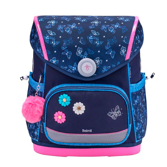 Belmil Flowers Jeans Chic Ergonomik Mıknatıslı Okul Çantası 405-41/P/7