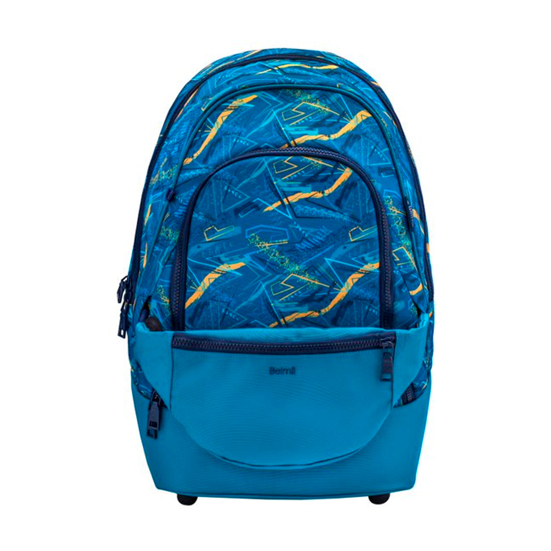 Belmil Illusion Turuncu 2 in 1 Ergonomik Erkek Çocuk İlkokul Çantası