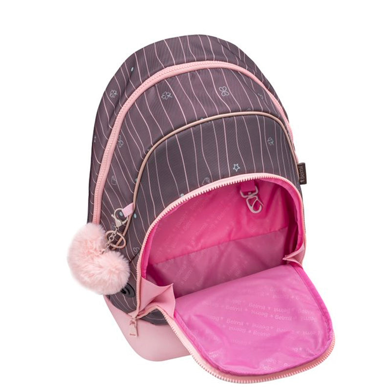 Belmil Mint Love Chic Nane Yeşili 2 in 1 Ergonomik Kız Çocuk İlkokul Çantası