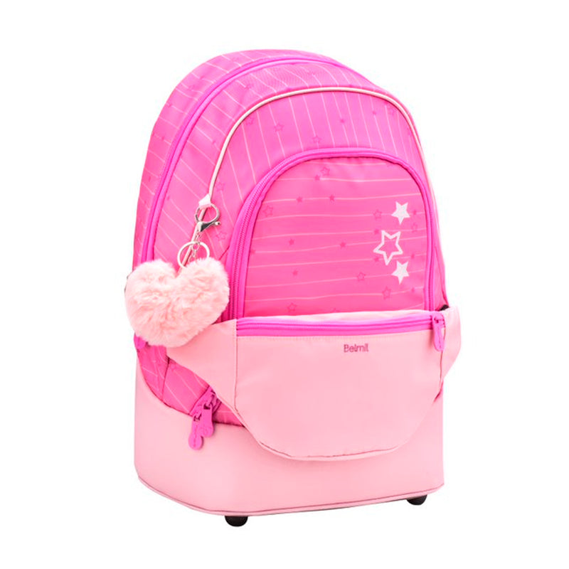 Belmil Princess Chic 2 in 1 Ergonomik Kız Çocuk İlkokul Çantası