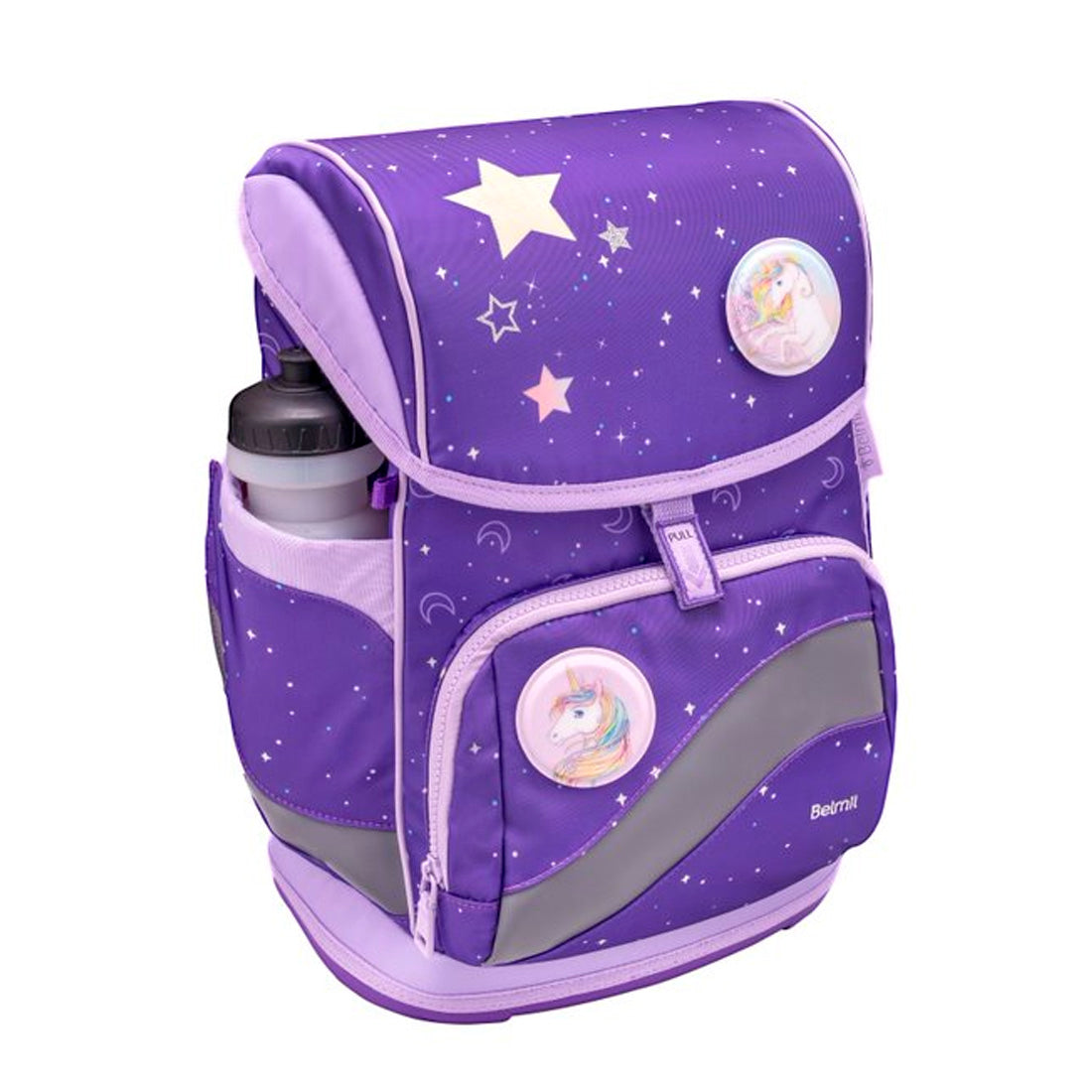 Belmil Purple Chic Mor Ergonomik Mıknatıslı Kız Çocuk İlkokul Çantası