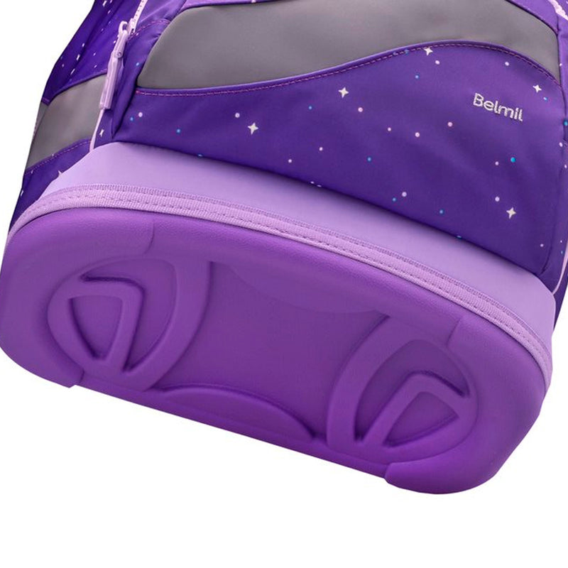 Belmil Purple Chic Mor Ergonomik Mıknatıslı Kız Çocuk İlkokul Çantası