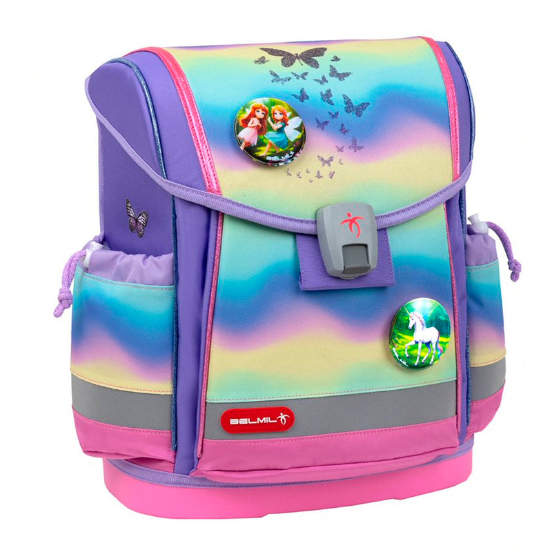 Belmil Rainbow Ombre Ergonomik Mıknatıslı Kız Çocuk İlkokul Çantası