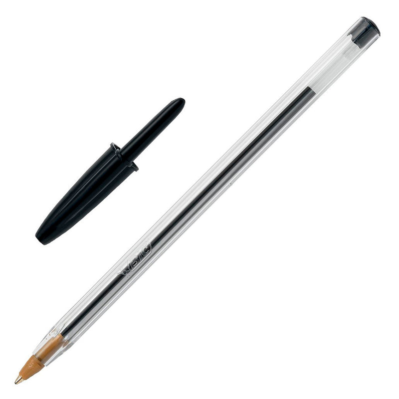Bic Cristal Medium Siyah Tükenmez Kalem
