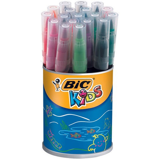 Bic Kids 18'li Visa Fırça Uçlu Keçeli Boya Kalemi 828965
